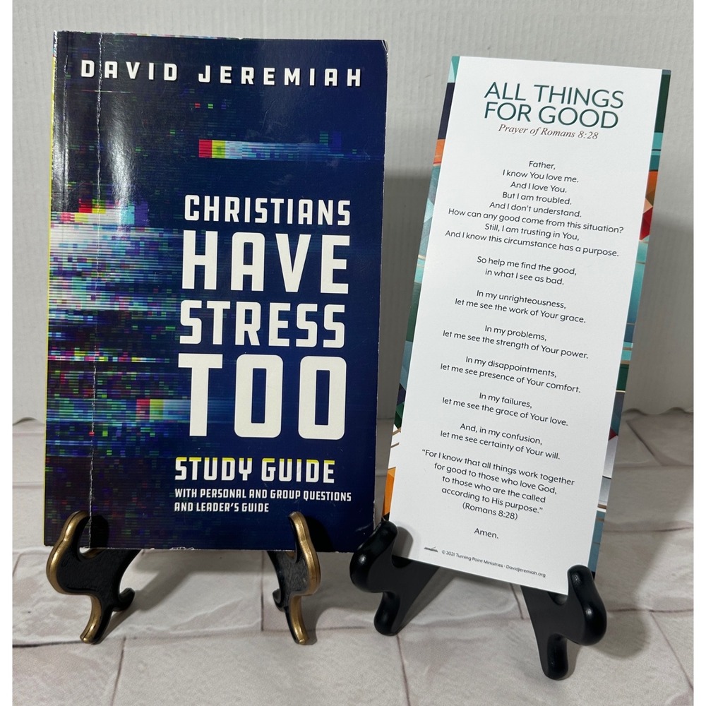 Christians Have Stress Too Study Guide David Jeremiah Plus‎ Bookmark Paperback